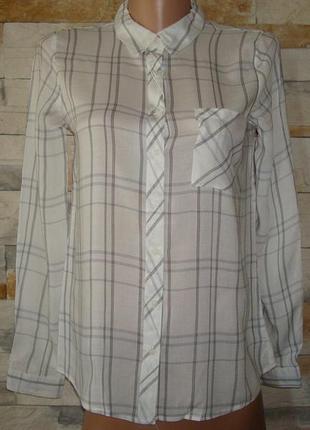 Женская хлопковая рубашка от pull&bear