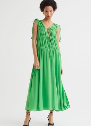 Зелене сочне платье,сукня,плаття h&m (zara cos massimo