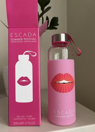 Скляна пляшка для води/напоїв escada (оригінал)