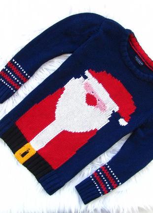 Кофта свитер светр джемпер next новогодний новорічний santa санта