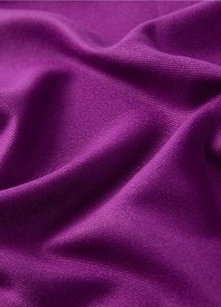 Шарф палантин однотонний фіолетовий4 фото