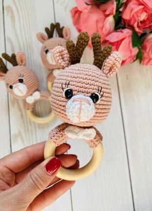 Гризунець/брязкальце/вязаний гризунець/брязкальце-торохтушка