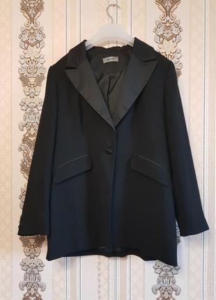 Стильный классический пиджак, чёрный пиджак, жакет