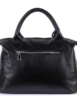 Стильна шкіряна чорна сумка, кольори в асортименті4 фото
