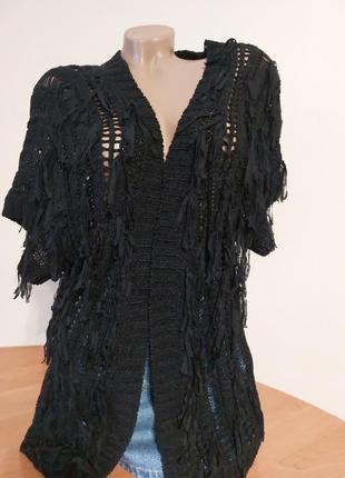 Накидки ажурна  жилет болеро