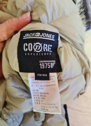 Оригінальна легка двохстороння куртка пуховик jack & jones7 фото