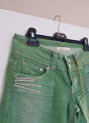 Стильні брендові вкорочені джинси штани fracomina3 фото
