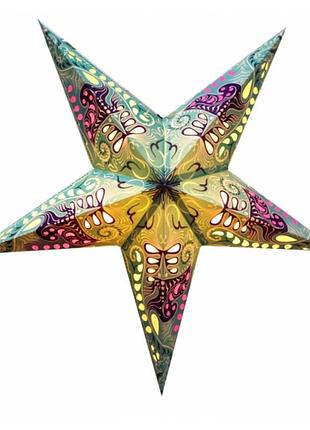 Світильник зірка картонна 5 променів