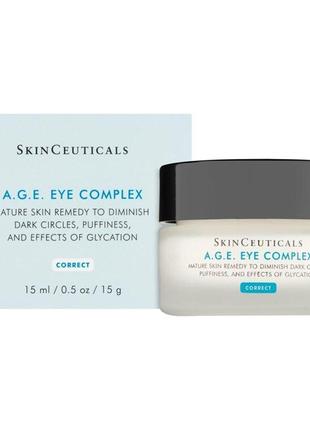 Антигликационный крем для кожи вокруг глаз skinceuticals age complex 15 мл2 фото