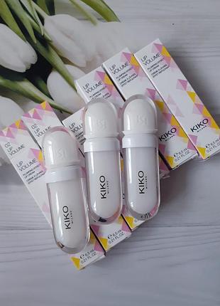 Блеск kiko milano lip volume розовий