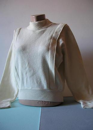 Свитер молочный - винтаж 80-х - эсклюзивчик!