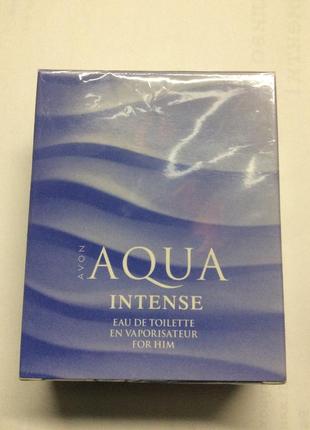 Мужская туалетная вода aqua intense от avon1 фото