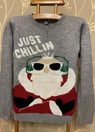 Очень красивый и стильный брендовый свитер с рисунком 21.