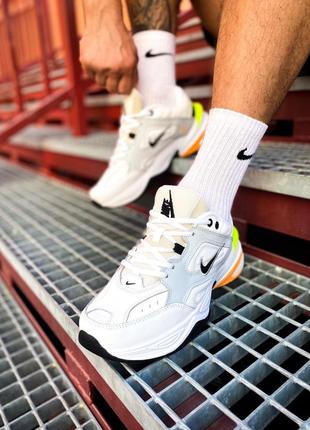 Женские кожаные кроссовки nike m2k tekno "pure platinum"#найк3 фото