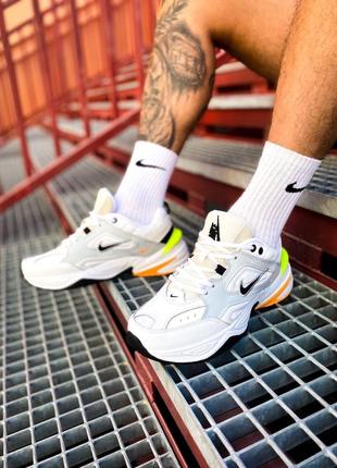 Женские кожаные кроссовки nike m2k tekno "pure platinum"#найк5 фото