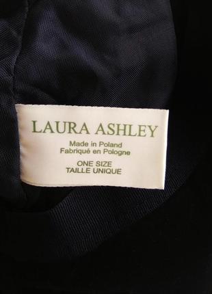 Бархатная черная панама laura ashley/велюровая женская шляпка с полями/шапочка5 фото