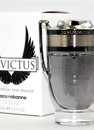 Paco rabanne invictus мужской парфюм тестер 100 мл1 фото