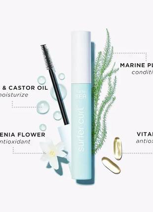 Туш для вій tarte cosmetics sea surfer curl volumizing mascara2 фото