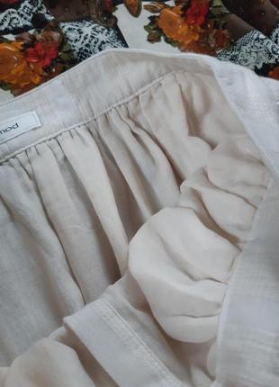 Стильная хлопковая длинная юбка на пуговках, promod,  p. 40-427 фото