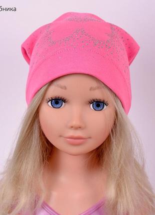 Трикотажная шапочка бабочка