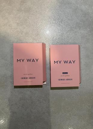 Пробник парфюм my way intense parfum giorgio armani
