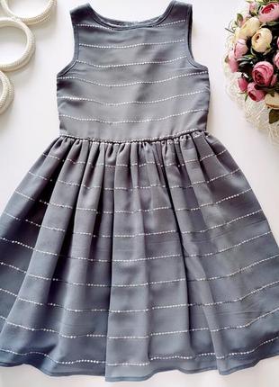 Шикарна блискуча дитяча сукня в паєтках артикул: 12978