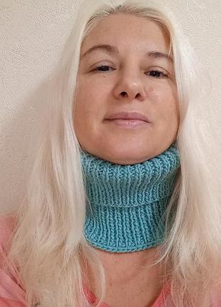 Хомут 19см.ручная робота.нитка полушерсть