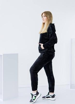 Велюровий костюм. плюшевий костюм. худі та штани