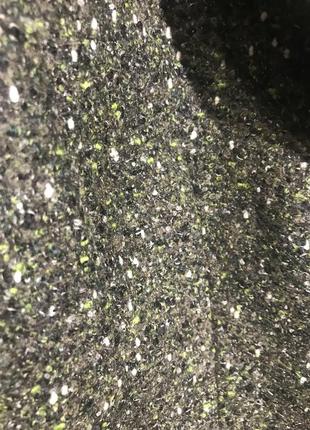 Жакет з натуральной вовни лами сіро зеленого коліру теплий м’який зручний затишний luisa spagnoli made in italy 🇮🇹5 фото