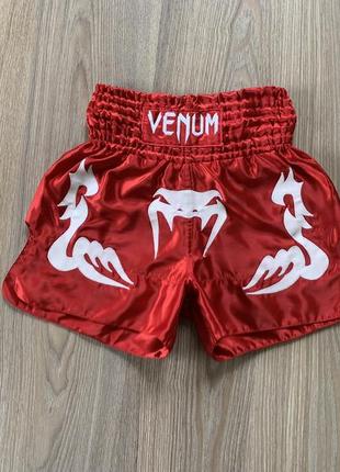Мужские спортивные шорты для кикбокса муай тай единоборств venum muay thai boxing ufc