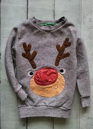 Новорічний світшот на 2-3 роки