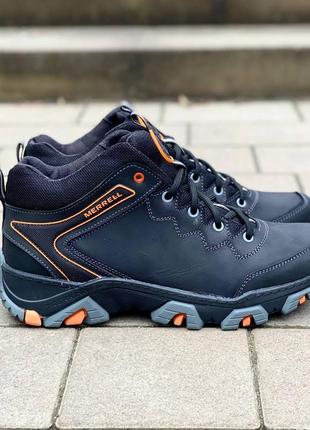 Кожаные зимние ботинки merrell9 фото