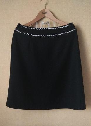 Шерстяная юбка f&amp;f, размер m-l3 фото
