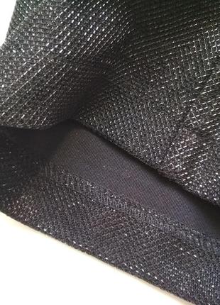 Шикарные черные короткие шорты с переливом/блестящие шорты5 фото