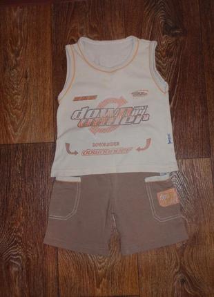 Костюм літній футболка і шорти.на дитину від 2 до 4 років.