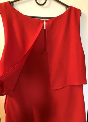 Стильне червоне коктейльне міні плаття від h&m3 фото
