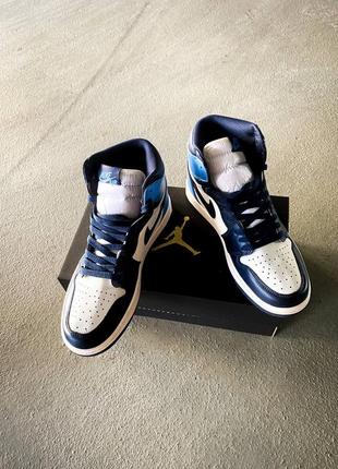 Кросівки Класичні штани nike m оригінал1 retro high og university blue