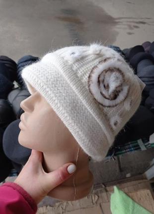 Розпродаж! шапки жіноча подвійна в'язка