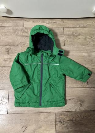 Impidimpi  зеленая теплая куртка 9-24 мес