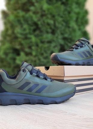 Теплые зимние кросовки adidas terrex climaproof  хаки мужские осенние термо кросовки адидас6 фото