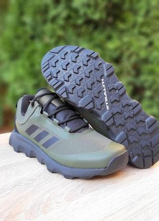 Теплые зимние кросовки adidas terrex climaproof  хаки мужские осенние термо кросовки адидас3 фото