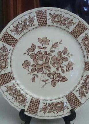 Антикварная коллекционная тарелка - блюдо англия №д251 фото