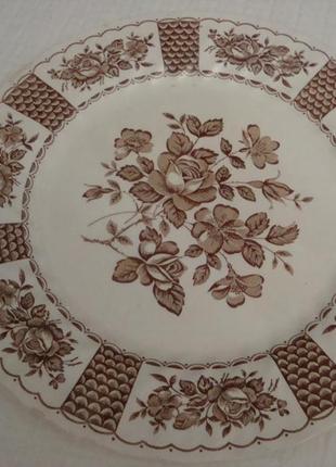 Антикварная коллекционная тарелка - блюдо англия №д25