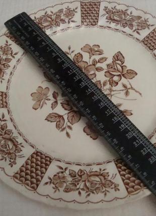 Антикварная коллекционная тарелка - блюдо англия №д25