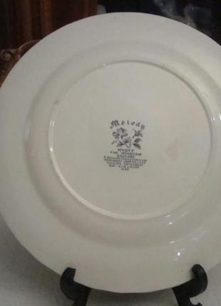 Антикварная коллекционная тарелка - блюдо англия №д259 фото