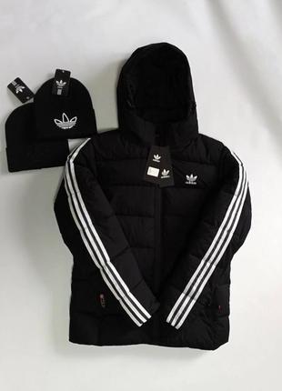 Теплий пуховик adidas // зимова куртка