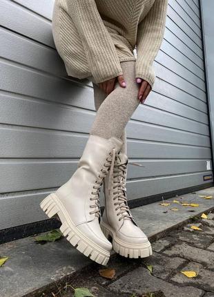 Зимові шкіряні берці😍