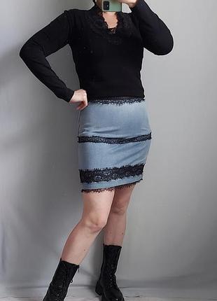 Джинсова спідничка від topshop