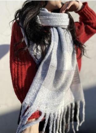 ❄️теплий жіночий зимовий шарф /дреди ❄️4 фото