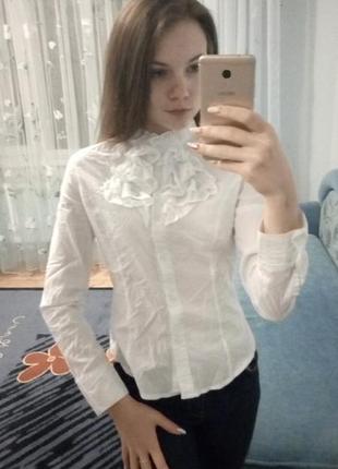 Блуза/сорочка нарядна, в школу/для офісу, куплeна в італії!🇮🇹 / обмін чи продаж3 фото